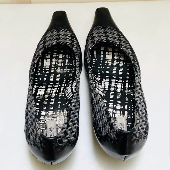 Authentic Prada Slingback Sandals High heels Shoes Size 37.5 - Picture 5 of 11